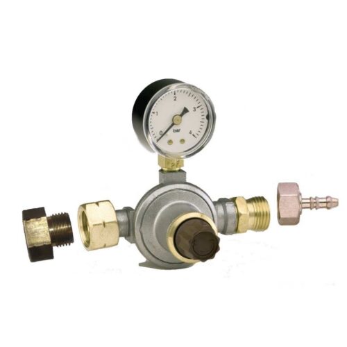 Kemper Group Regulátor tlaku plynu 0-4 bar 8kg/h s manometrem 17038