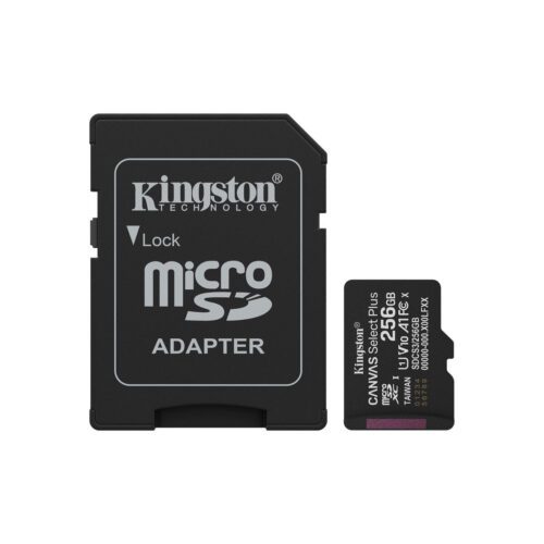 Kingston Canvas Select Plus/Micro SDXC/256GB/UHS-I U1 / Class 10/+ Adaptér SDCS3/256GB