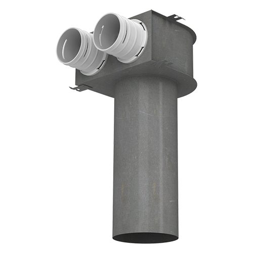 Kovový konektor do stropu pro potrubí Dalap Flexitech Ø 63 mm