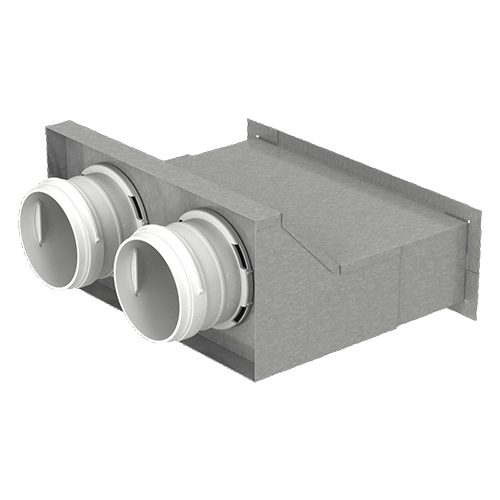 Kovový konektor do zdi pro potrubí Dalap Flexitech Ø 75 mm