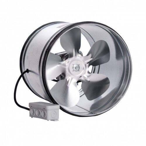 Kovový potrubní ventilátor s těsnící gumou Ø 250 mm