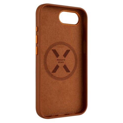Kožený zadní kryt FIXED MagLeather s podporou MagSafe pro Apple iPhone 16e