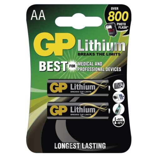 Lithiová Baterie GP AA - 2ks 1022000711