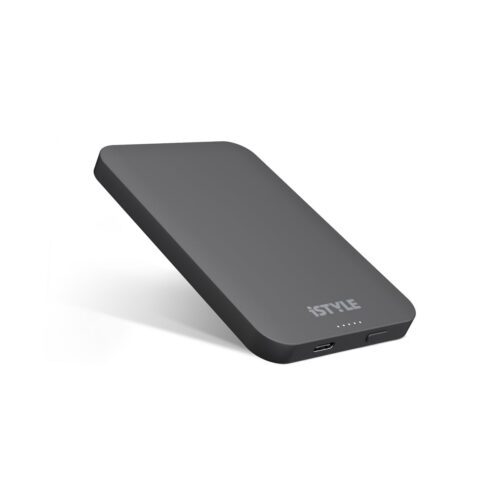 MagSafe bezdrátová 5000mAh powerbanka iSTYLE - vesmírně šedá