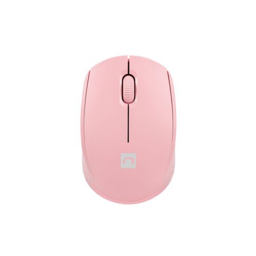 Myš Natec STORK/Kancelářská/Optická/1 600 DPI/Bezdrátová USB/Růžová NMY-2002