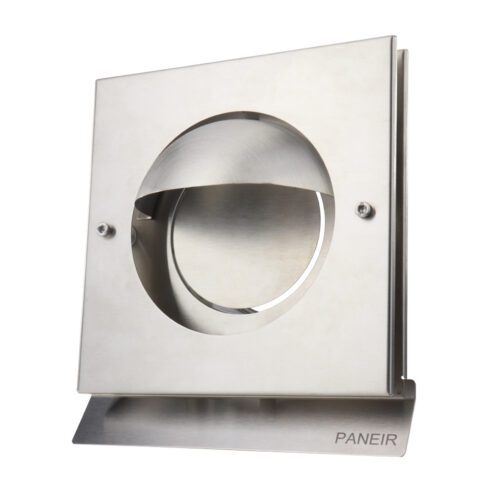 Nerezová větrací mřížka se stříškou a zpětnou klapkou Paneir Kappa 100 INOX