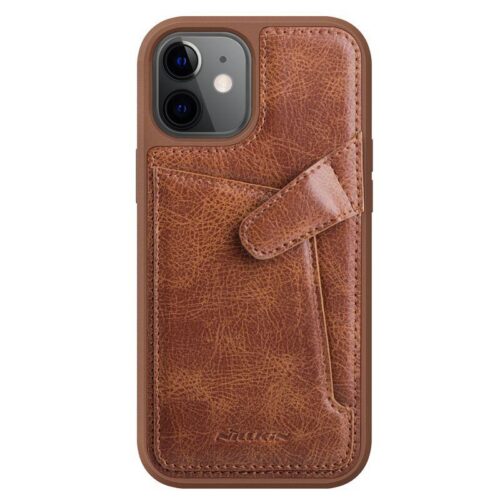 Nillkin Aoge kožený kryt pro iPhone 12 mini barva Černá - Obrázek 14