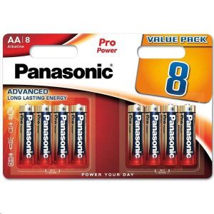 PANASONIC Alkalické baterie Pro Power LR6PPG/8BW AA 1