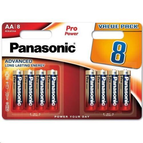 PANASONIC Alkalické baterie Pro Power LR6PPG/8BW AA 1