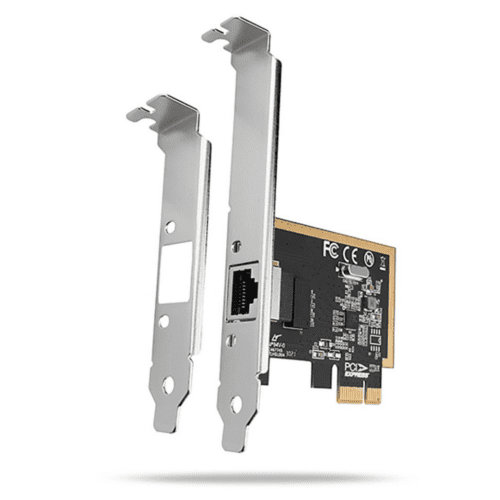 PCIe síťová karta - 1x Gigabit Ethernet port (RJ-45)