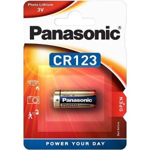 Panasonic Lithium Power CR123 BK-CR123A-1B