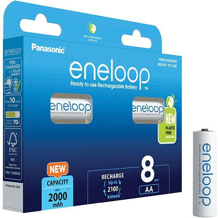 Panasonic eneloop HR6 AA 3MCCE/8BE HR6 AA 3MCCE/8BE