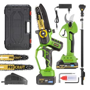 Procraft Sada aku ruční pilka PKA32Li a nůžky na větve ES25Li + nástavec EP2.0R | SPKA32Li/ES25Li/EP2.0 SPKA32Li/ES25Li/EP2.0