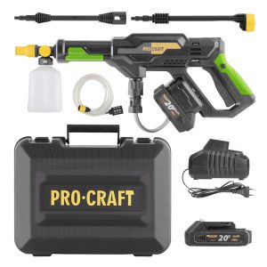 Sada aku tlaková myčka Procraft CW20 + baterie 20/2A a nabíječka 20/1 | SCW20/20-2A SCW20/20-2A