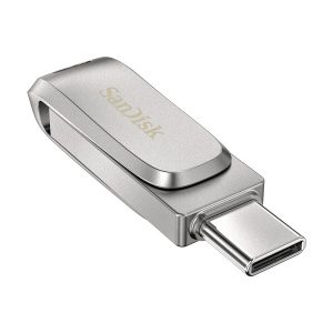 SanDisk Ultra Dual Drive Luxe/64GB/USB 3.1/USB-A + USB-C/Stříbrná SDDDC4-064G-G46