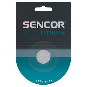 Sencor SBA CR2016 1BP  Lithiová baterie CR2016 Typ: knoflíková CR2016