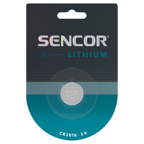 Sencor SBA CR2016 1BP Lithiová baterie CR2016 Typ: knoflíková CR2016