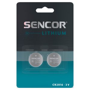Sencor SBA CR2016 2BP  Lithiová baterie CR2016 Typ: knoflíková CR2016