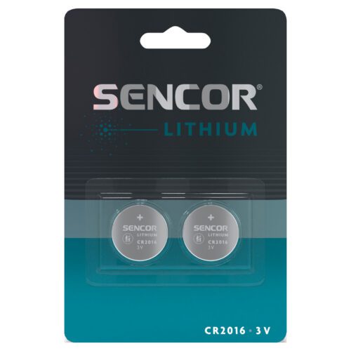 Sencor SBA CR2016 2BP Lithiová baterie CR2016 Typ: knoflíková CR2016