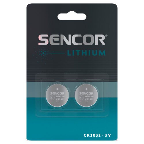 Sencor SBA CR2032 2BP Lithiová baterie CR2032 Typ: knoflíková CR2032