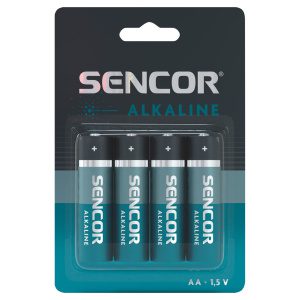 Sencor SBA LR6 4BP AA Alkalická baterie AA Typ: AA tužková LR6