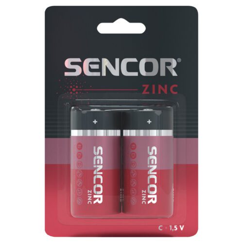 Sencor SBA R14 2BP C Zinkouhlíková baterie C Typ: R14 C