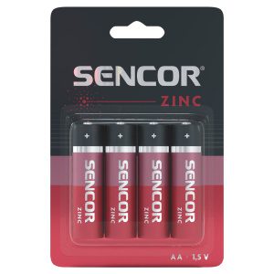 Sencor SBA R6 4BP AA Zinkouhlíková baterie AA Typ: R6 AA
