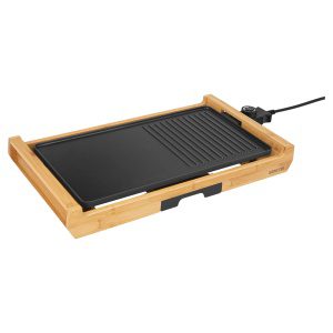 Sencor SBG 206BK Stolní elektrický gril Gril 2v1: jeden povrch s rovnou i žebrovanou plochou