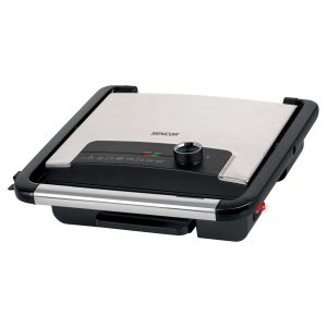 Sencor SBG 3710SS Kontaktní gril Nepřilnavé grilovací desky s žebrováním o rozměru 29