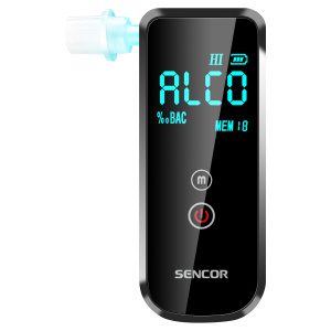 Sencor SCA BA10 Alkohol tester Počítadlo testů