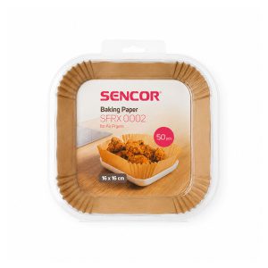 Sencor SFRX 0002 16x16 cm Pečicí papíry do horkovzdušné fritézy typ: pečicí papíry pro horkovzdušné fritézy