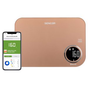 Sencor SKS 7076GD Chytrá kuchyňská váha Chytrá kuchyňská váha s Bluetooth