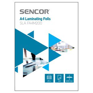 Sencor SLA FA4M200 A4 laminovací folie Tloušťka 2 x 100 mikronů