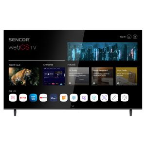 Sencor SLE 65US803B 65" SMART UHD Televize webOS SMART TV Magický ovladač v balení
