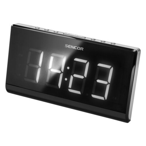 Sencor SRC 340 Radiobudík Digitální zobrazení času a naladěné frekvence