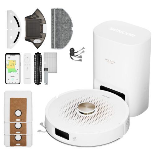 Sencor SRV 9485WH Robotický vysavač Cut&Clean proti namotávání vlasů