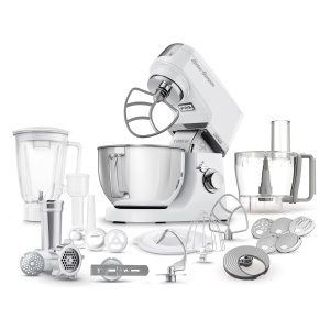 Sencor STM 635XWH + STX 046 Celokovový kuchyňskýrobot Extrémně výkonný 1 000W motor