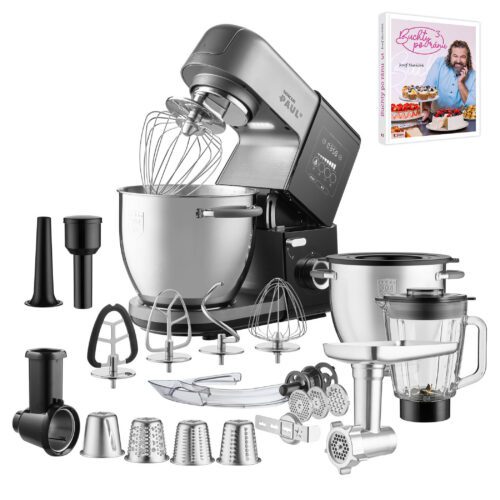 Sencor STM 8970 + Buchty po ránu 3 Kuchyňský robot PAUL3 + Buchty po ránu 3 Motor s extrémním výkonem 1 800 W s 10letou zárukou