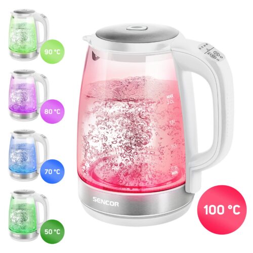 Ohřev vody na zvolenou teplotu 50/70/80/90/100 °C