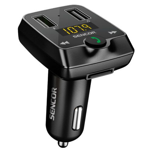 Sencor SWM 3777 BT / MP3 FM Modulátor do auta Vstup pro TF / Micro SD karty ( podpora až 32 GB ) Bluetooth V4.2