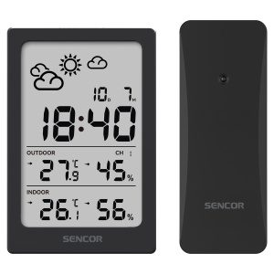 Sencor SWS 2300 B Meteorologická stanice s bezdrátovým snímačem Ikona předpovědi počasí (slunečno