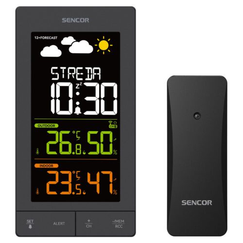 Sencor SWS 4200 Meteorologická stanice s bezdrátovým snímačem Ikona předpovědi počasí (slunečno