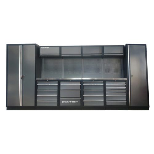 Sestava dílenského nábytku Procarosa PROFESSIONAL XL-8 Pracovní deska: nerezová DNF0XL-8O