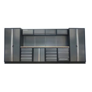 Sestava dílenského nábytku Procarosa PROFESSIONAL XXL-6 Pracovní deska: dřevěná DNF0XXL-6D