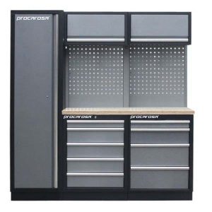 Sestava dílenského nábytku Procarosa PROFI TGBCW-130504 Pracovní deska:: dřevěná TGBCW-130504-D
