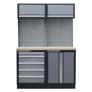 Sestava dílenského nábytku Procarosa PROFI TGCW-0500 Pracovní deska:: dřevěná TGCW-130500D