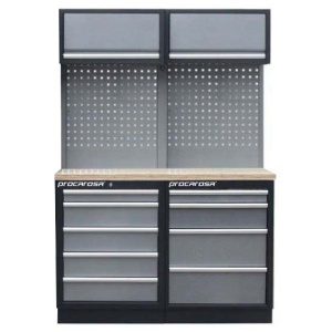 Sestava dílenského nábytku Procarosa PROFI TGCW-0504 Pracovní deska:: dřevěná TGCW-130504D