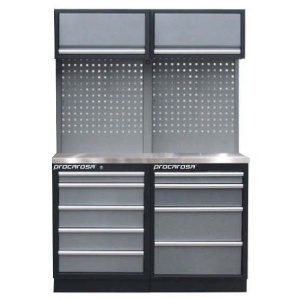 Sestava dílenského nábytku Procarosa PROFI TGCW-0504 Pracovní deska:: nerezová TGCW-130504N