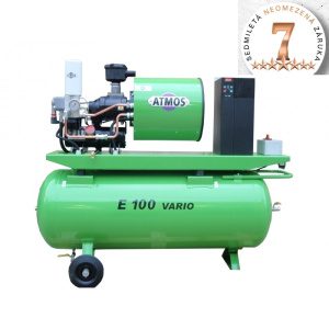 Šroubový kompresor Atmos Albert E.100 Vario + vzdušník E.100V