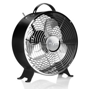 Stolní ventilátor v černém retro designu VE-5966